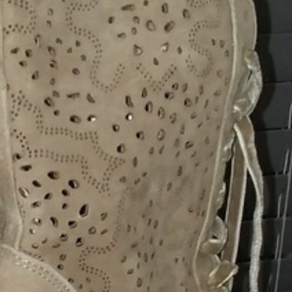 BCBGeneration Light Beige Lace Up Boots.  7 - Picture 4 of 4